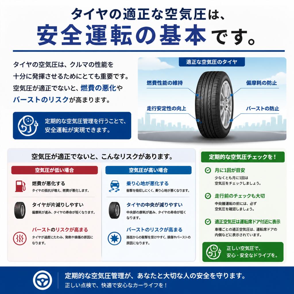 なぜ空気圧管理が重要なのか？