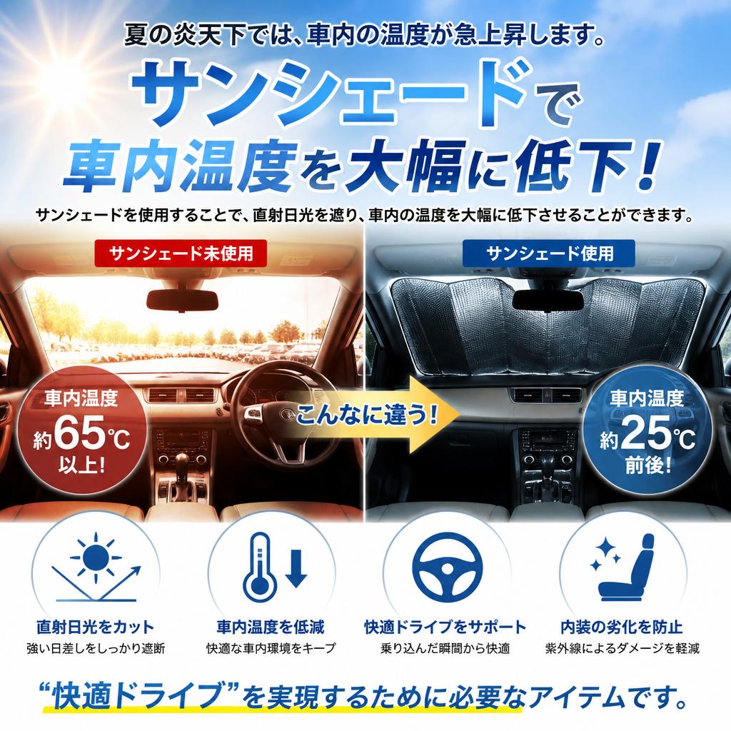 車内温度上昇防止の重要性