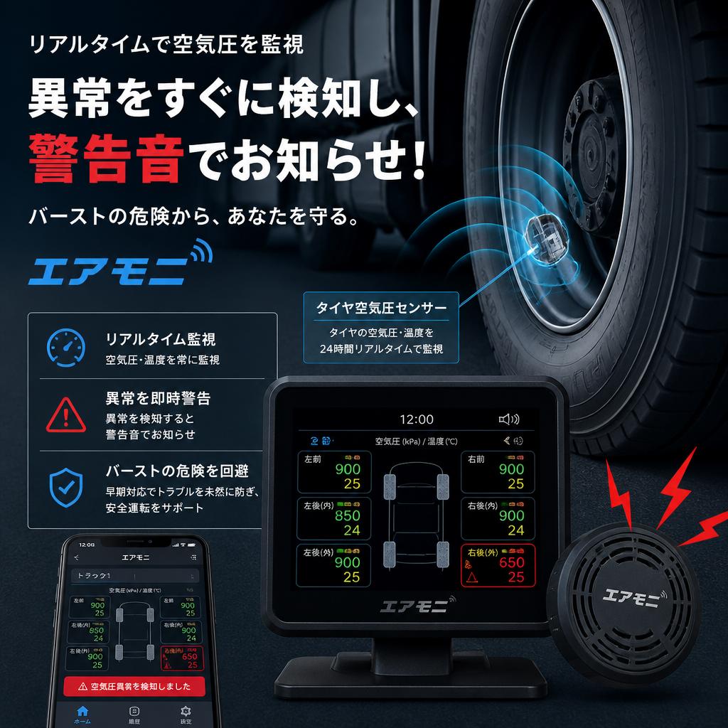 2. エアモニで叶える安心ドライブ